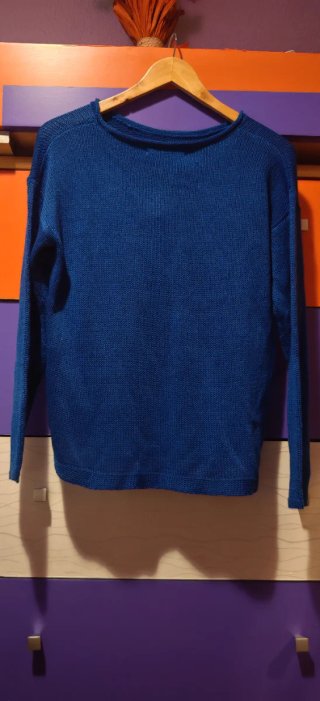 Jersey de punto azul