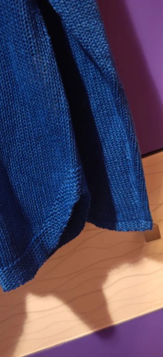 Jersey de punto azul