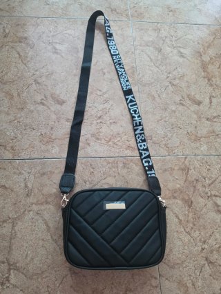 Bolso Bandolera Negro Kuchen & Bag