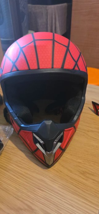Casco Motocross Niño y adultos Spiderman