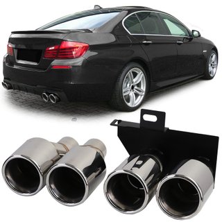 COLA + EMBELLECEDOR DE ESCAPE CON 4 SALIDAS LOOK-M PARA BMW F10/F11