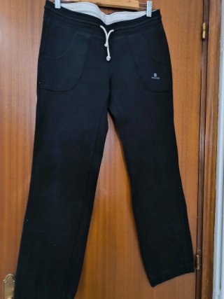 Pantalón de deporte Domyos negro