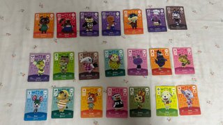 Lotto 21 carte Amiibo Animal Crossing