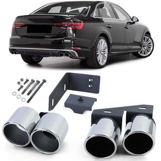 COLA EMBELLECEDOR DE ESCAPE CON 4 SALIDAS LOOK-S PARA AUDI A4 B9
