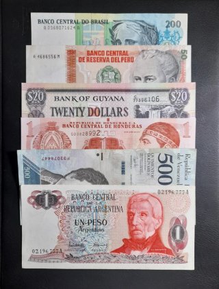 Lote Billetes América