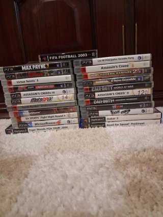 Lote de 23 Videojuegos PS1, PS2 y PS3