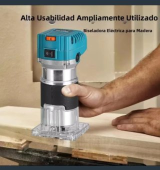 Fresadora Eléctrica 15 Brocas Madera