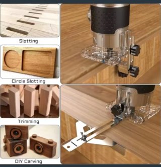 Fresadora Eléctrica 15 Brocas Madera