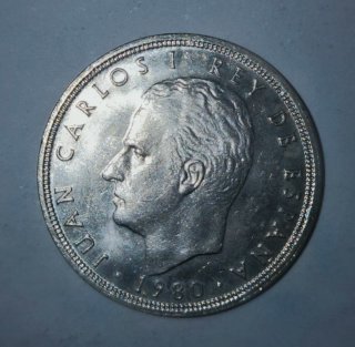 Moneda 5 Pesetas 1980 España Juan Carlos I