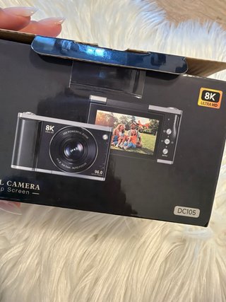 Fotocamera Digitale 8K Ultra HD Nera DC105