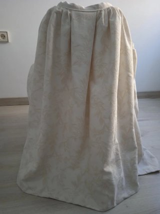 Falda pañal  Huertana Valenciana Beige  Largo 90