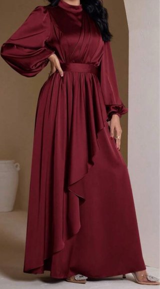Vestido largo elegante rojo