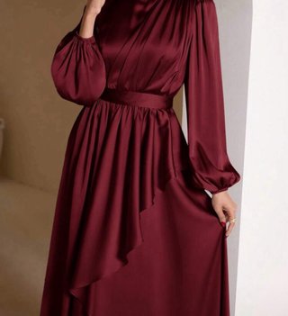 Vestido largo elegante rojo