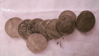 Lote 5 Pesetas Monedas 1980