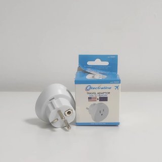 Adaptador enchufe USA a Europa Electraline 70059