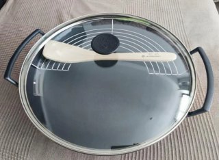 Wok Le Creuset hierro fundido 36cm Granito
