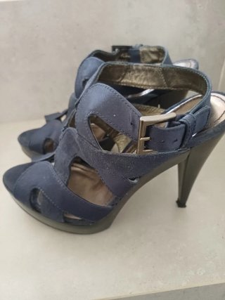 Sandalias Zara Azul Talla 36