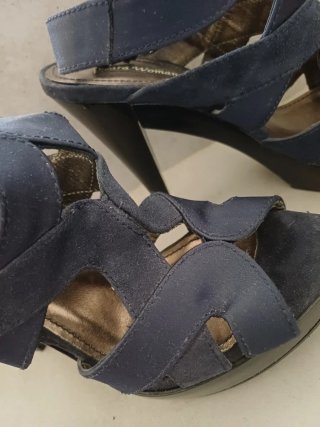 Sandalias Zara Azul Talla 36