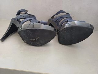 Sandalias Zara Azul Talla 36