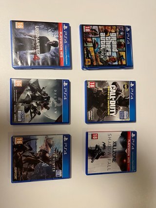 PlayStation 4 1TB Negra + 6 Juegos
