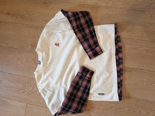 Camiseta Wacks manga larga cuadros