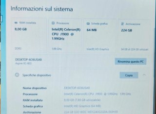 Computer Acer Windows 10 *Potenziato*