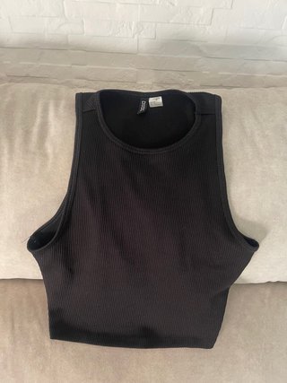 Top negro H&M Divided Talla M