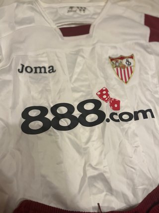 Camiseta y pantalón corto Sevilla FC retro Joma