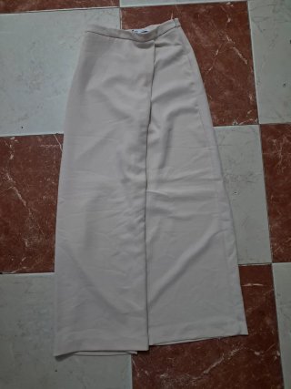 Pantalón Falda Mango Beige Talla XS