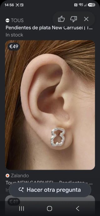 Pendientes Tous de Plata