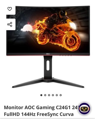 Monitor Gaming AOC C24G1 24 Curvo