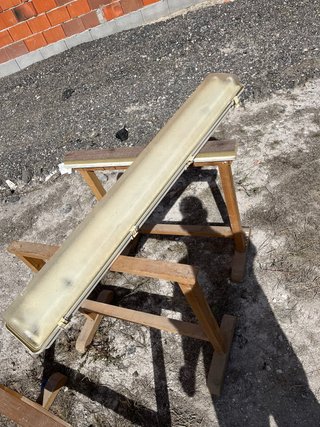 Lámpara de pasillo larga