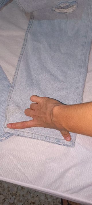 Pantalón vaquero mujer azul