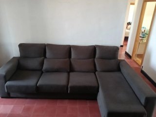 Sofá Chaise Longue Marrón