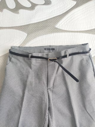 Pantalón Stradivarius estampado pata de gallo
