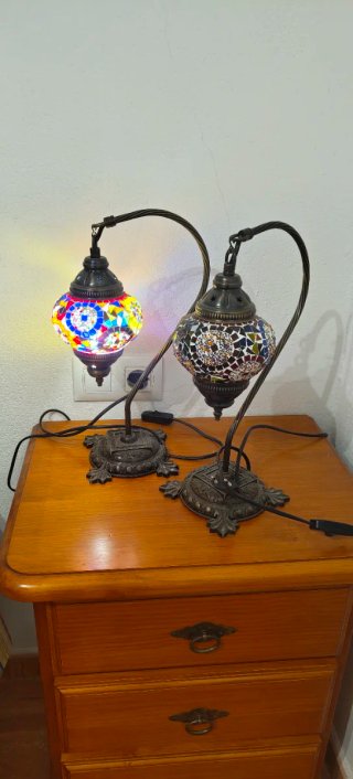 Lámparas Árabes Mesita Noche