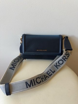 Bolso Michael Kors Azul Tipo Cartera