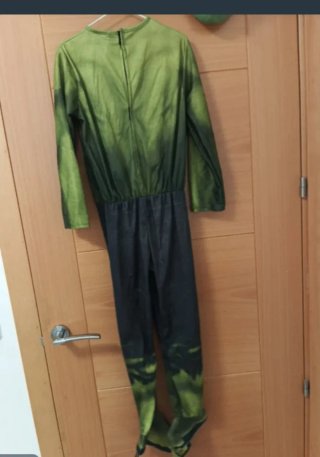 Disfraz Hulk 7-9 años más máscara rígida