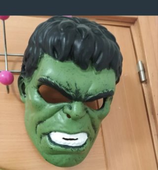 Disfraz Hulk 7-9 años más máscara rígida