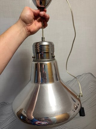 Lámpara colgante forma bombilla