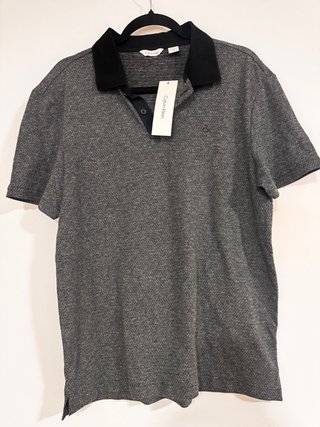 Polo Calvin Klein Gris Talla M