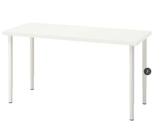 Mesa escritorio IKEA LAGKAPTEN/OLOV blanca