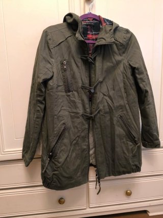 Parka verde militar