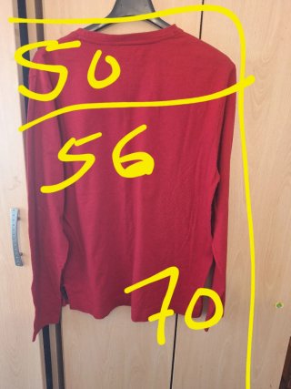 Camiseta Gant Roja Manga Larga