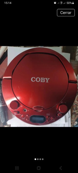 Radio CD MP3 Coby Portátil