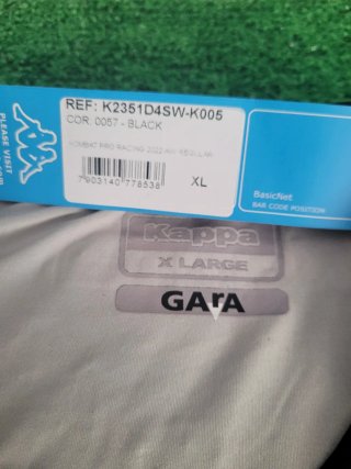 Camiseta Fútbol Racing Club 2022 Kappa away New