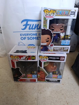 3 Figuras Funko Pop Exclusivas Comic Con