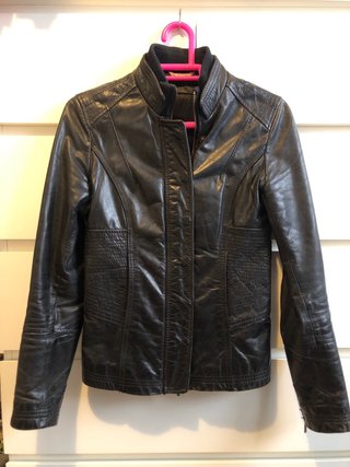 Chaqueta de cuero auténtico