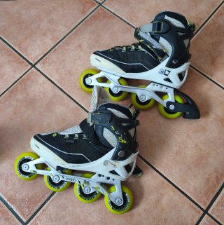 Patines en línea Oxelo con protecciones
