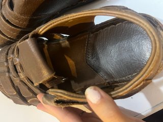 Sandalias de Piel Marrón